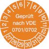 Prüfplakette VDE 0701/0702 27-32 [27-32]