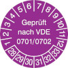 Prüfplakette VDE 0701/0702 28-33 [28-33]
