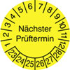 Prüfplakette Nächster Prüftermin 23-28 [23-28]