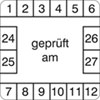 Prüfplakette ohne Jahresfarbe 24-27 [24-27]