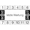 Prüfplakette ohne Jahresfarbe 25-28 [25-28]
