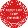 Geprüft nach DGUV Vorschrift 3, 24-29 [24-29]