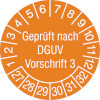 Geprüft nach DGUV Vorschrift 3, 27-32 [27-32]