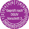 Geprüft nach DGUV Vorschrift 3, 28-33 [28-33]