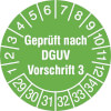 Geprüft nach DGUV Vorschrift 3, 29-34 [29-34]