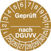 Geprüft nach DGUV V, 25-30 [25-30]