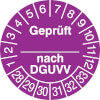 Geprüft nach DGUV V, 28-33 [28-33]