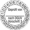 Geprüft von nach DGUV Vorschrift3, 20-29 [20-29]