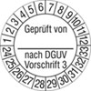 Geprüft von nach DGUV Vorschrift3, 24-33 [24-33]