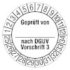 Geprüft von nach DGUV Vorschrift3, 25-34 [25-34]