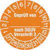 Geprüft von nach DGUV Vorschrift3, 27-32 [27-32]