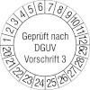 Geprüft nach DGUV Vorschrift 3, 20-29 [20-29]