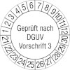 Geprüft nach DGUV Vorschrift 3, 21-30 [21-30]
