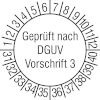 Geprüft nach DGUV Vorschrift 3, 31-40 [31-40]