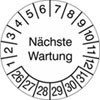 Prüfplakette Nächste Wartung