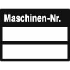 Inventaretiketten Maschinen - Nr.