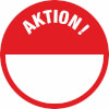 Hinweisschild Aktion