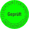 Prüfplakette Geprüft