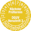 Prüfplakette Nächster Prüftermin DGUV Vorschrift 3