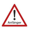 SafetyMarking Hinweisschild Anfänger