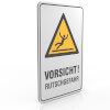 Hinweisschild für Gewerbe und Privat Vorsicht! Rutschgefahr