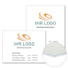 Individuell gefertigtes Firmen - / Werbeschild Aluminium 2, 0 mm SigniColor silbermatt, Ecken spitz,  ohne Bohrung