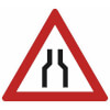 Verkehrsschild nach StVO - Nr. 120 Verengte Fahrbahn