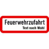 Verkehrsschild nach StVO - Nr. 3000 Feuerwehrzufahrt