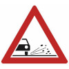 Verkehrsschild nach StVO - Nr. 116 Splitt,  Schotter