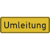 Verkehrsschild nach StVO / Typ 1,  Nr. 457 Umleitungsankündigung