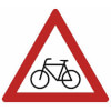 Verkehrsschild nach StVO - Nr. 138 - 10 Radfahrer (Aufstellung rechts)