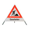 Symbol Baustelle, Text Gasarbeiten [26]