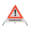 Symbol Achtung, Text Polizeikontrolle [34]
