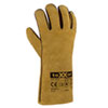 Schweißerhandschuhe KRAKATAU Rindspaltleder, hitzebeständig, beige