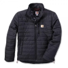 Carhartt lightweight Gilliam gesteppte Jacke schwarz wasserabweisend, mit einer Brust - und Außentaschen