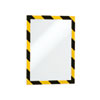 DURABLE Sichttafelsystem DURAFRAME Security A4, schwarz / gelb, 