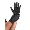 Franz Mensch Hygostar Einweghandschuhe Diamond Grip schwarz griffsicherer Handschuh aus extra schwerem Nitril