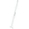 Munk Sprossen - Schiebeleiter aus Aluminium, zweiteilig Sprossenanzahl 2 x 16, Arbeitshöhe 9, 4 m