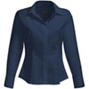 Damenblusen Business HAKRO Bluse für Damen, Langarm, marineblau, 