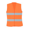 Warnschutzwesten Warnbekleidung Damen Farbe: fluoreszierend orange