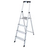Leiter Krause Stufen - Stehleiter, 4 - stufig