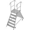 Podestleiter KRAUSE Podestleiter (Leichtmetall), beidseitig besteigbar, 