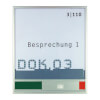 NEW AGE Türschilder mit Frei - / Besetzt - Anzeige hochfeste, silber matte Aluminiumprofile, 