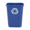Rubbermaid Papierkorb robuster Abfalleimer mit Recycling - Symbol