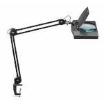 Maul Vitrum LED Lupenleuchte 3 Dioptrien-Linsen, inkl. Schutzklappe und Lampenarm aus Metall