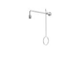 B-Safety PremiumLine Körper-Notdusche aus Edelstahl zur Wand-Über-Tür-Montage Aufputz mit Zugstange und Ringgriff