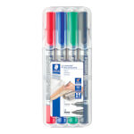 Staedtler Lumocolor Permanent Marker duo 348 Set wisch- und wasserfest, Nachfüllbar
