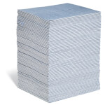 PIG blue Saugmatte light weight 38 x 38 cm Bindemittel zur Absorbtion von Öl, Kühlmittel, Lösungsmittel und Wasser
