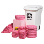 PIG HazMat Chemikalien Bindemittel Notfall-Set groß Bindemittel zur Absorbtion von Säuren, Laugen und Lösungsmitteln