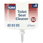Tork 420302 Toilettensitzreiniger, WC-Brillen Reiniger für zusätzliche Hygiene Premium Reiniger für Spendersystem S2